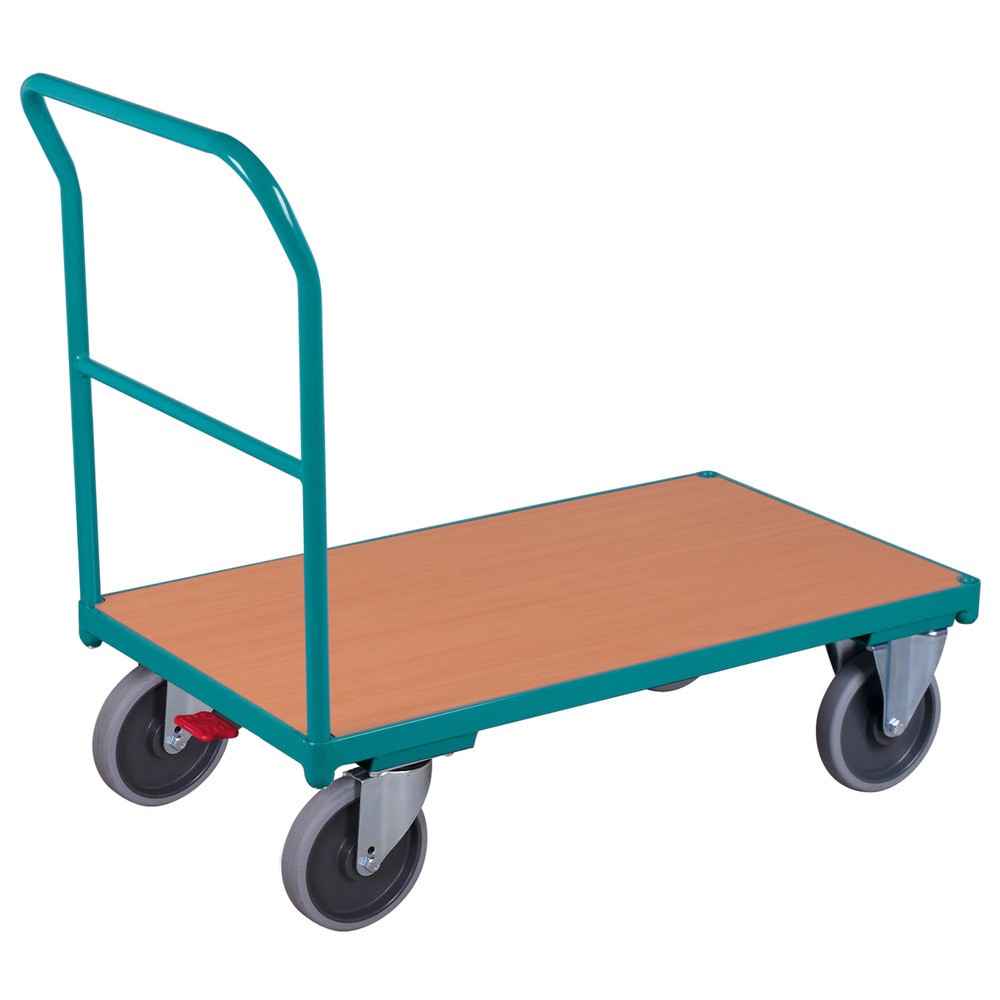 Plattformwagen Ameise®, mit Schiebebügel, Ladefläche BxT 700 x 1.030 mm