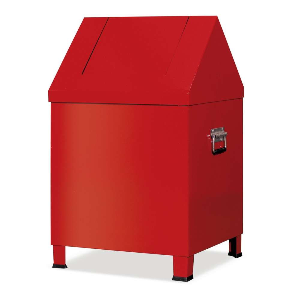 HEMMDAL Putzwollkasten, HxBxT 680 x 400 x 400 mm, feuerrot