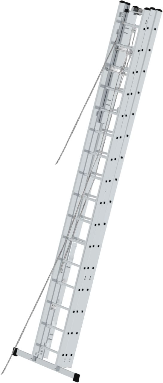 Krause STABILO Sprossen-SeilzugLeiter dreiteilig 3x16 Sprossen