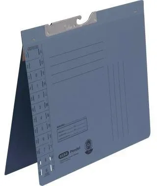 ELBA Pendelhefter 100560086 DIN A4 Amtsheftung 320g Karton blau