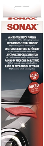 MicrofaserTuch rot L400xB400mm SONAX