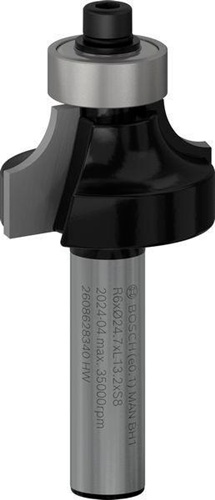Bosch Abrundfräser Standard for Wood Radius 6mm Arbeits-L.13,5mm L.53mm