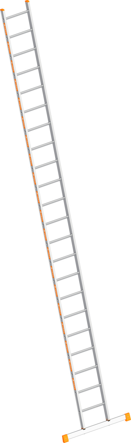 Layher Sprossenanlegeleiter TOPIC 1054 22 Sprossen mit Traverse