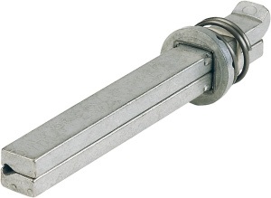 VK Profilstift FEI-Spindel 4-KT.8x70mm Fe verz.geteilt HOPPE