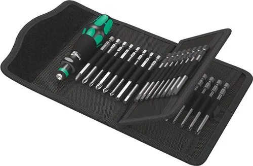 Schraubendrehersatz KK 62 33-tlg.m.Handhalter u.Wechselkl.WERA
