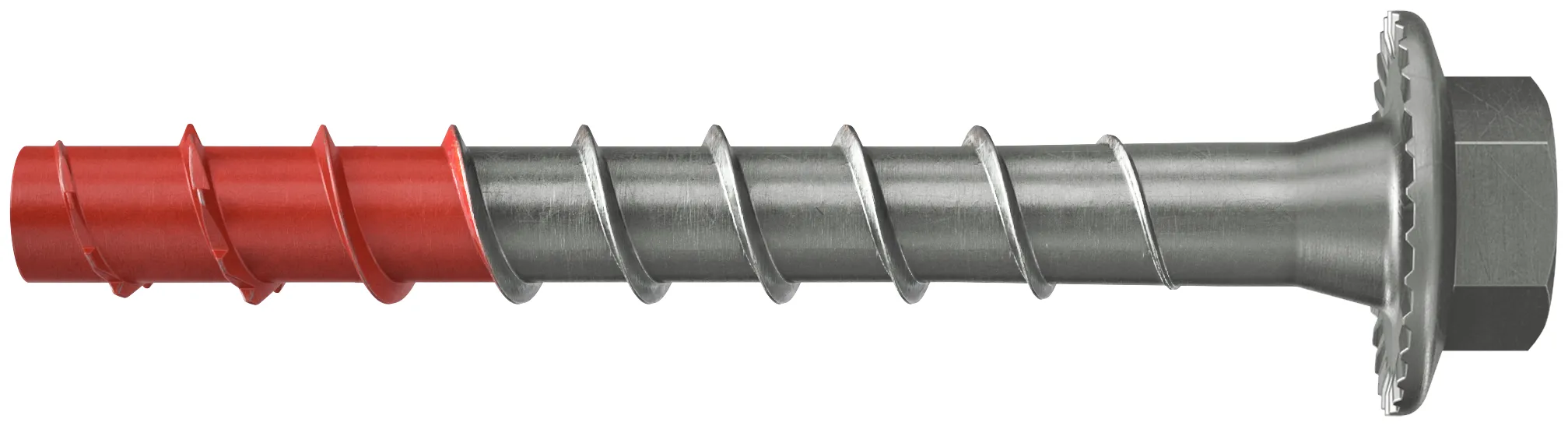 fischer Betonschraube UltraCut FBS II 6 x 50/5 US SW 10 R, Sechskant mit U-Scheibe, nicht rostender Stahl