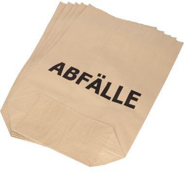 Müllsack 70l 70g 2lagig Papier natronbraun 25 St./Pack.