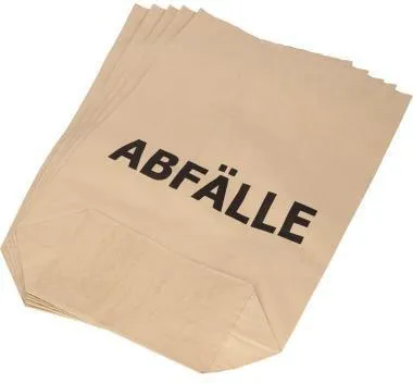 Müllsack 70l 70g 2lagig Papier natronbraun 25 St./Pack.