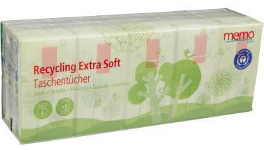 memo Taschentücher Recycling Extra Soft H1055 4lg. 15x10St.