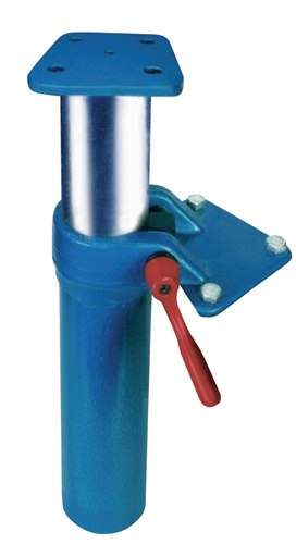 TECWERK Höhenverstellgerät für  mit Vierlochbefestigung um 360° drehbar 