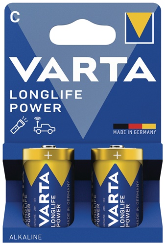 Batterie Longlife Power C Bli 2 1,5V C-AM2-Baby 7800 mAh 3LR12 4914 2 St./Bl.