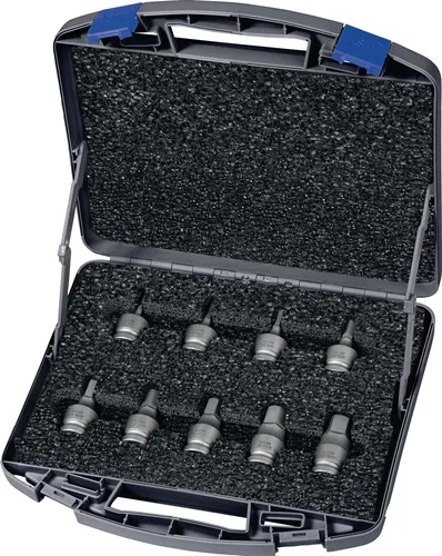 Kraftsteckschlüsselsatz 725 H 9 OL 9-tlg.1/2 Zoll i6-kant ASW