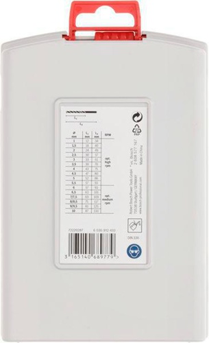 Bosch Metallbohrer-Set PRO 19tlg. Arbeits-L.12-87mm D.1-10mm