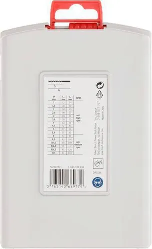 Bosch Metallbohrer-Set PRO 19tlg. Arbeits-L.12-87mm D.1-10mm