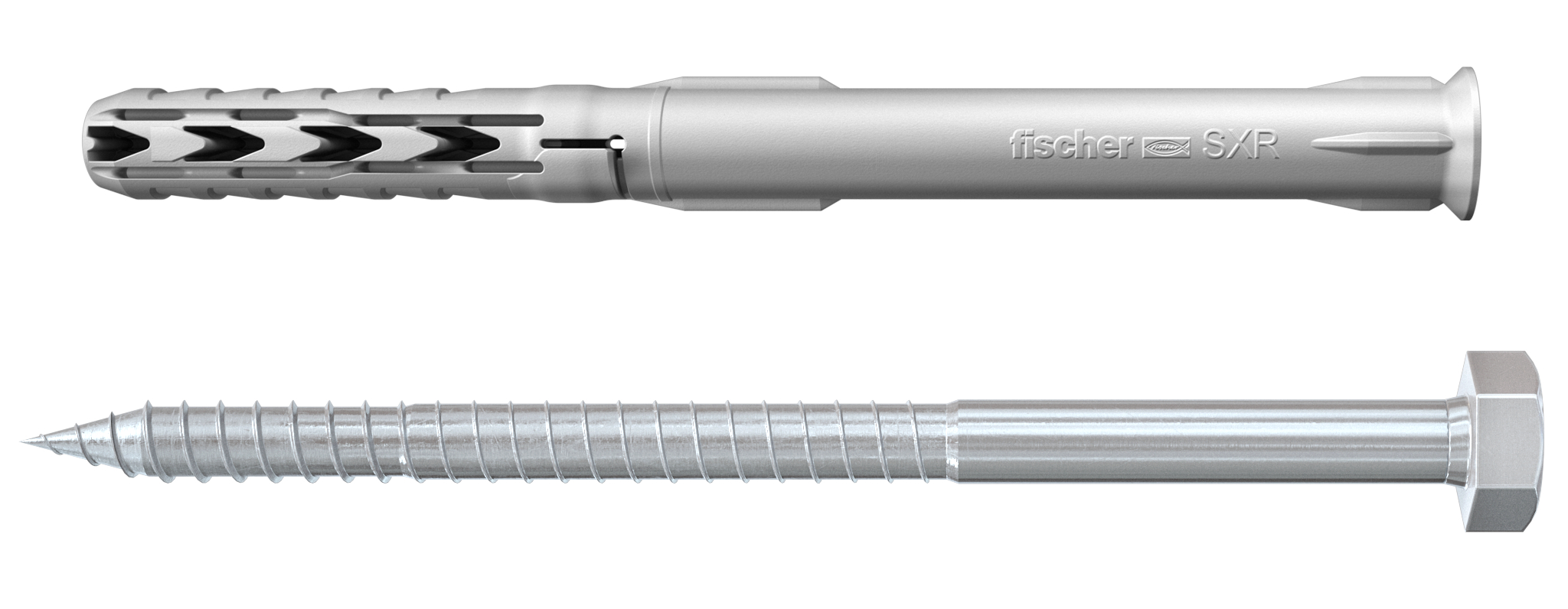 fischer Langschaftdübel SXR 10 x 80 SS Sechskantschraube