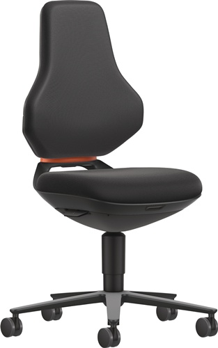 Arbeitsdrehstuhl Alu.anth.Supertec schwarz 450-620mm