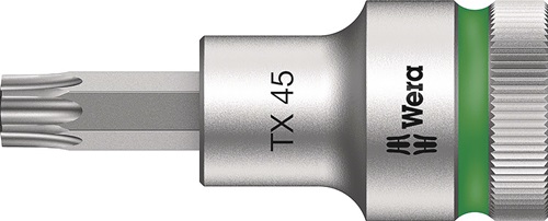 Steckschlüsseleinsatz 8767 C HF TORX® 1/2 Zoll T45 L.60mm WERA