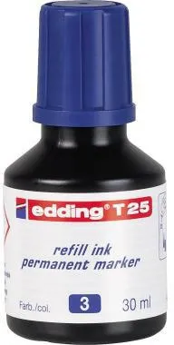 edding Nachfülltusche T 25 4-T25003 30ml geruchsarme Tusche blau
