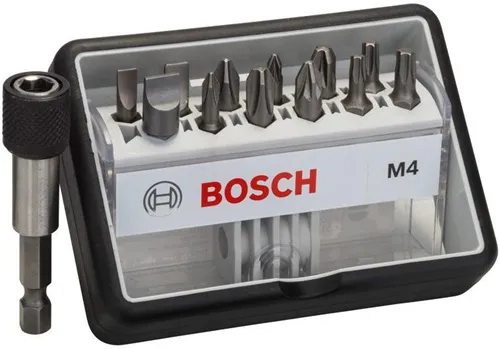 Bosch Schrauberbit-Set Robust Line M Extra-Hart 12+1tlg. L.25mm PH/PZ/T/LS 6kt