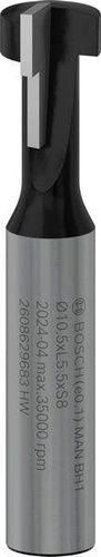 Bosch T-Nutfräser PRO D.6,6mm Arbeits-L.5,5mm B.10,5mm Schaft 8mm