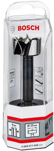 Bosch Forstnerbohrer DIN 7483G D.25mm L.90mm toothed-edge Schaft-D.8mm