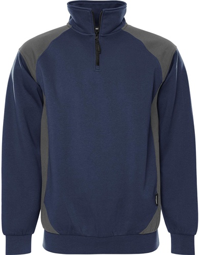 FRISTADS Sweatshirt 7048 GSM Gr.3XL marine/dunkelgrau