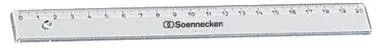 Soennecken Lineal 1820 20cm Kunststoff transparent