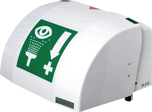 Augendusche PremiumLine m.Auffangbecken+Abdeck.Wm.3/8 AG Zoll B-SAFETY