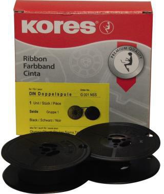Kores Farbband G001NSS Gr.1D für Triumph Adler Seide schwarz