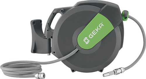 Wandschlauchbox K15 B.18cm T.45cm Kunststoff,PVC,MS GEKA