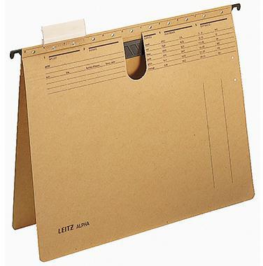 Leitz Hängehefter ALPHA 19890000 A4 250g Natronkarton br 25 St./Pa