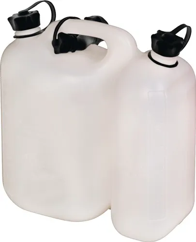 Kraftstoffdoppelkanister PROFI 5,5+3l natur HDPE L316xB145xH312mm HÜNERSDORFF