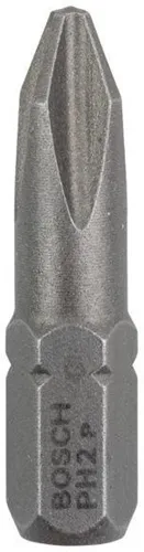 Bosch Schrauberbit Extra-Hart ISO1173 C6.3 PH 2 L.25mm 1/4Zoll-Außen-6kt 3erPack