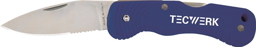 TECWERK Industriemesser Gesamt-L.190mm Klingen-L.78mm Ku.-Griff 