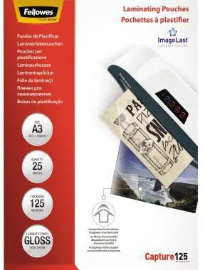 Fellowes Laminierfolie ImageLast 5396501 DIN A3 125my 25 St./Pack.