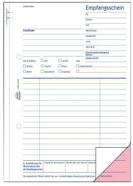 Avery Zweckform Lieferschein 726 DIN A5 2x50Blatt