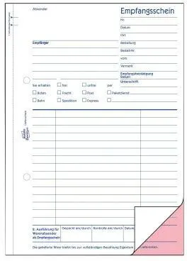 Avery Zweckform Lieferschein 726 DIN A5 2x50Blatt