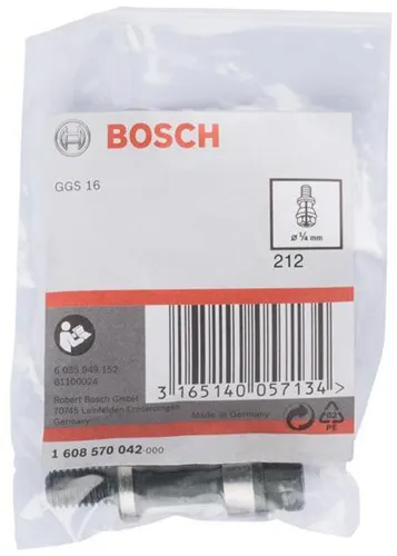 Bosch Spannzange D.1/4Zoll m.Spannmutter f.GGS 16 Professional