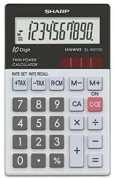 Sharp Taschenrechner EL-W211GGY