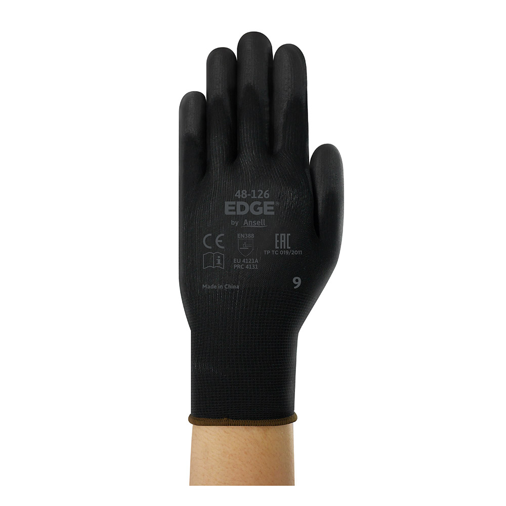 ANSELL Schutzhandschuh leicht EDGE schwarz (48-126)