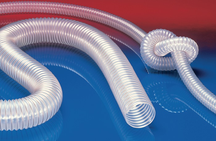 Absaug- u.Gebläseschlauch PROTAPE® PUR 330 FOOD ID 90mm AD 98mm L.10m Rl.