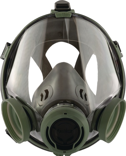 Atemschutzvollmaske C 702/TWIN (Klasse 3) DIN EN 136 Kl.3,DIN EN 136,o.Filter