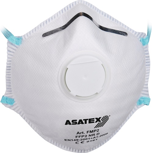 Atemschutzmaske FFP 2/V NR D m.Ausatemventil ASATEX