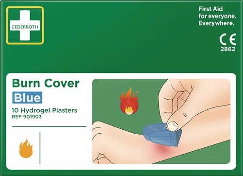 Pflaster Burn Cover Hydrogel 10 Pflaster/Pack CEDERROTH