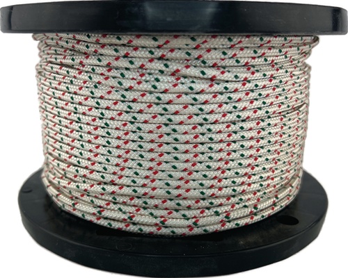 Anwerfseil Seilrad-D.5.5mm weiß KF grün/rot m.ME OVERMANN