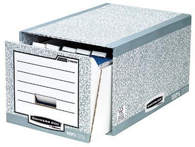 Bankers Box Schubladenarchiv System 01820EU grau/weiß
