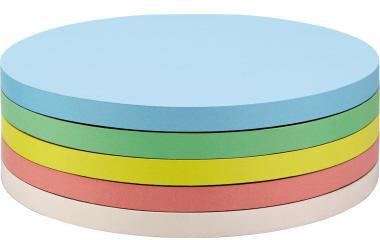 magnetoplan Moderationskarte 111151710 rund 140mm sort. 500St.