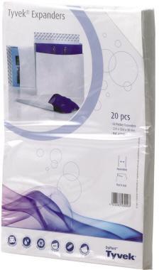Tyvek Faltentasche 00067180 C4/38F 55g oF hk weiß 20 St./Pack.