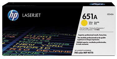 HP Toner CE342A 651A 16.000Seiten gelb