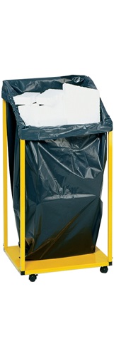 Kunststoffsack 400l LD-PE grau 100 µm B650/550xL1600mm 50St./Karton